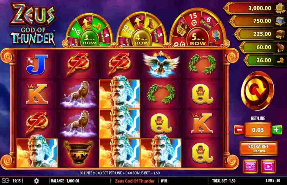 Zeus God of Thunder screenshot 1 background