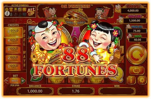 88 Fortunes screenshot 1 background