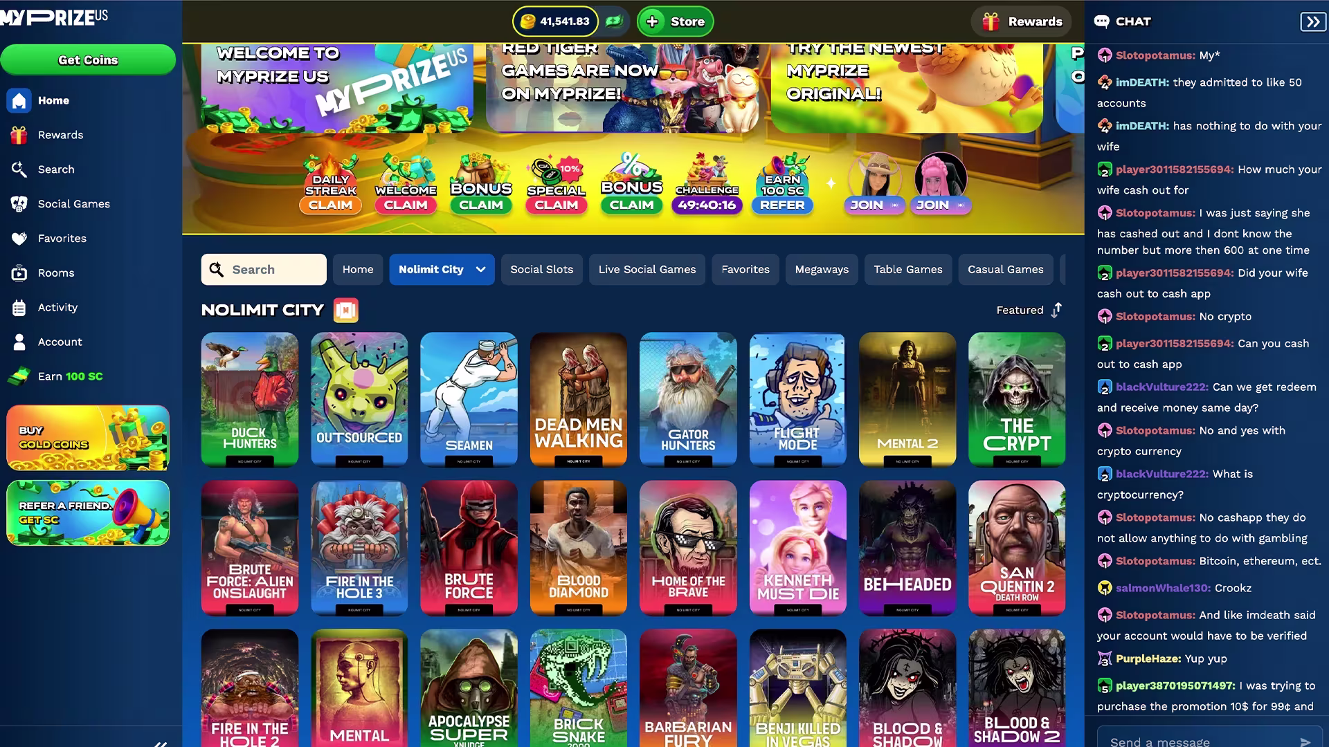 myprize casino homepage.png