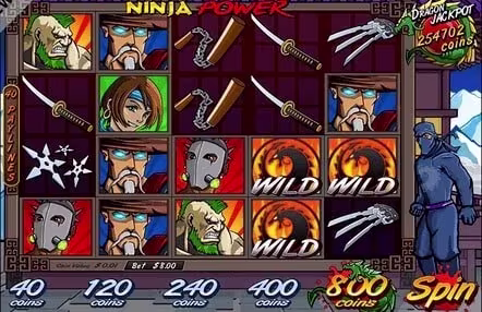 Ninja power at Slotland