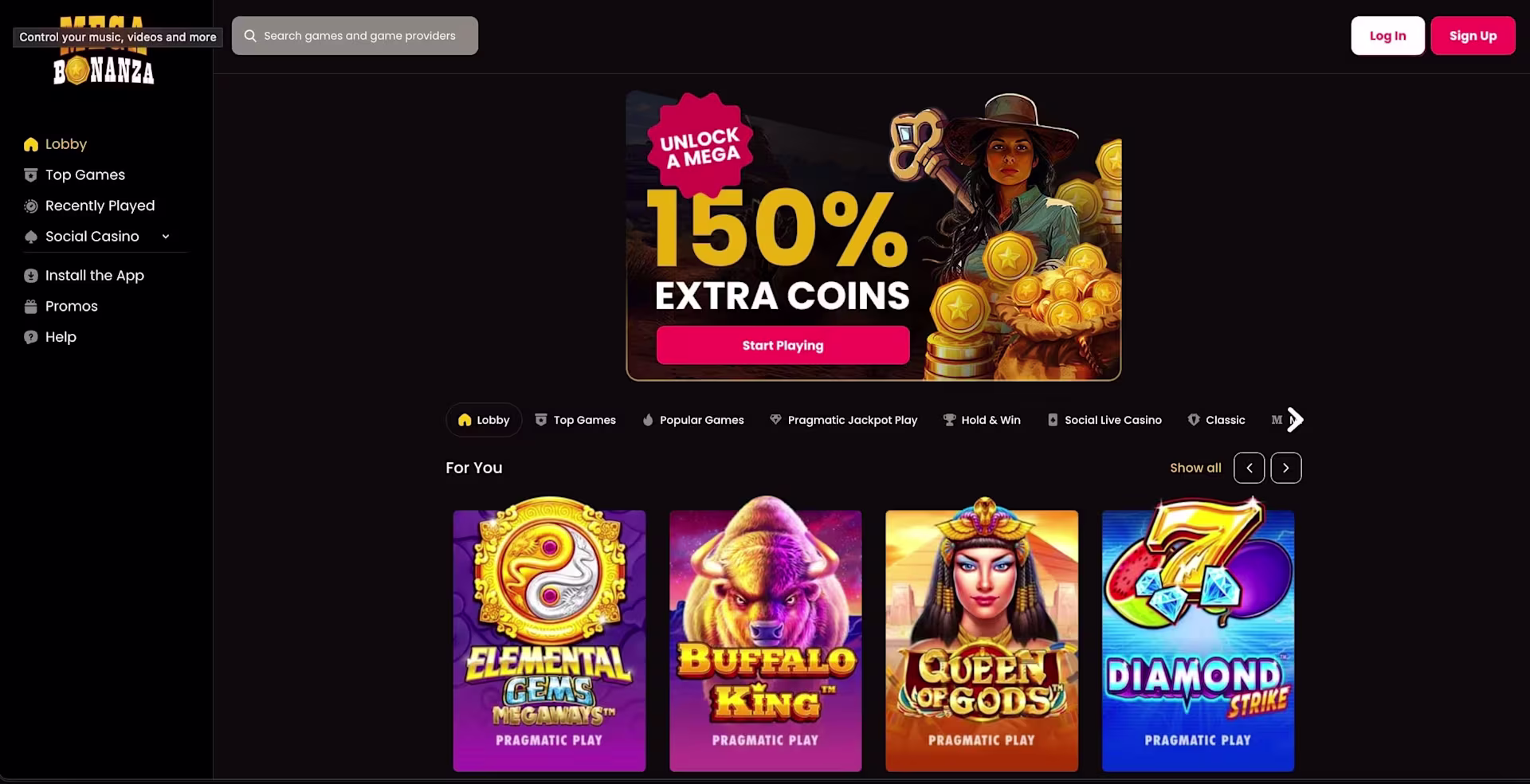 Mega Bonanza screenshot 1