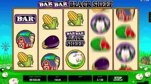 Ruby fortune bar bar black sheep