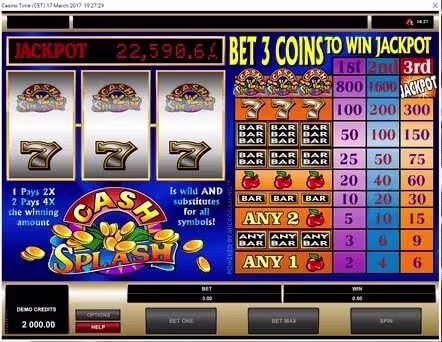Screenshot of Cash splash Gameplay Thumbnail