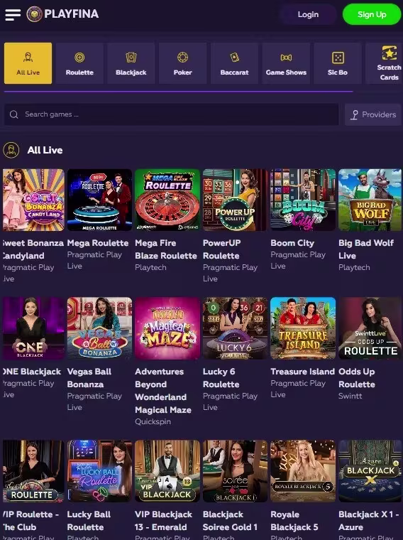 Playfina Casino live dealer games.jpg