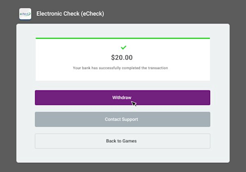 Withdraw your funds
