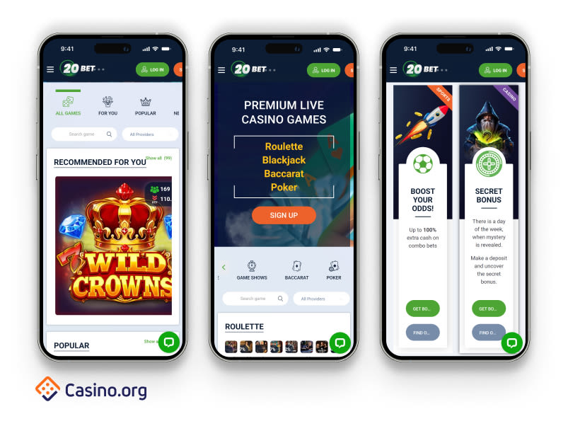 20Bet casino app