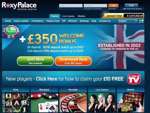 Homepage of Roxy Palace Thumbnail