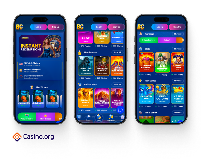 Bangcoins homepage