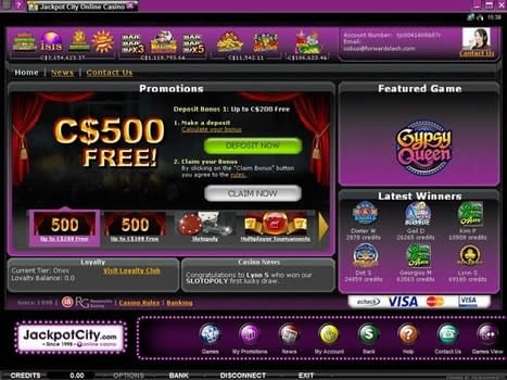 Lobby at Jackpot City Casino Thumbnail
