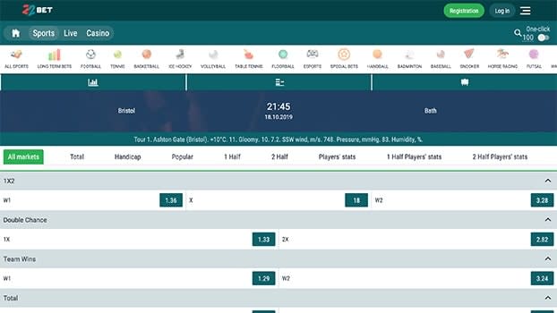 22bet Rugby