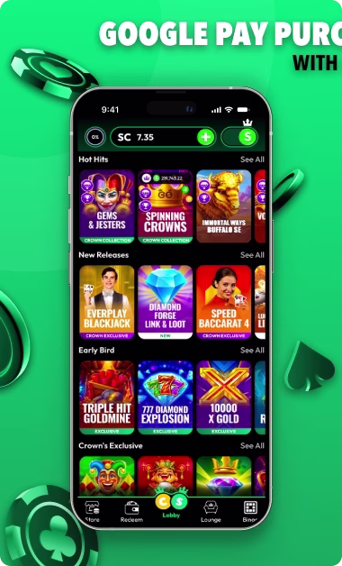 crowncoins casino google pay