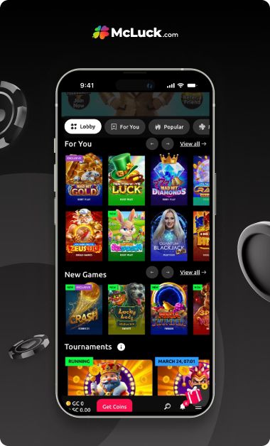 mcluck casino sweepstakes app